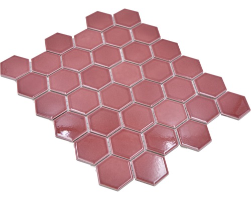 Carreau de mosaïque en céramique hexagonale