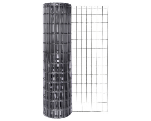 Grillage soudé ALBERTS Fix-Clip Pro® 2,2 mm 25 x 0,81 m anthracite Un rouleau de grillage