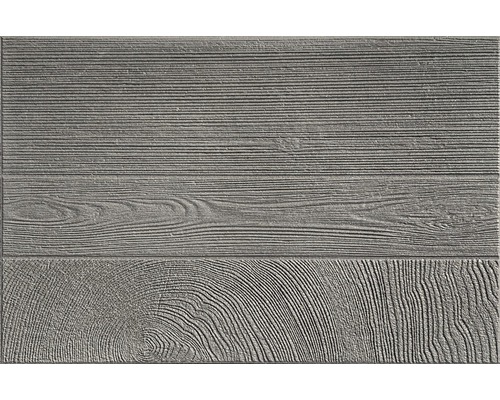 Dalle de terrasse en béton Woodstone anthracite 60 x 40 x 3.9 cm