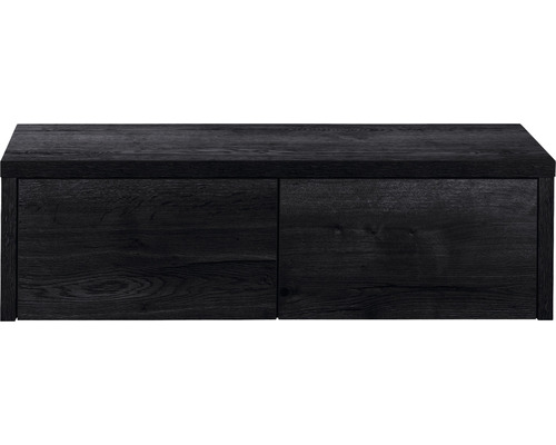 Meuble sous vasque Bloxx 120 cm black oak