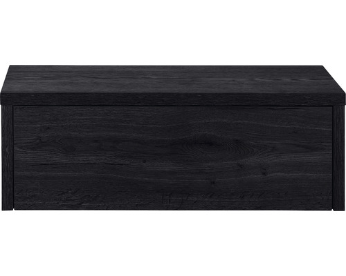 Meuble sous vasque Bloxx 100 cm black oak