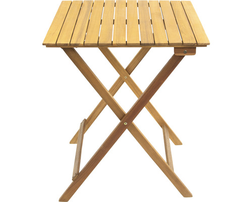 Table pliante carrée en bois