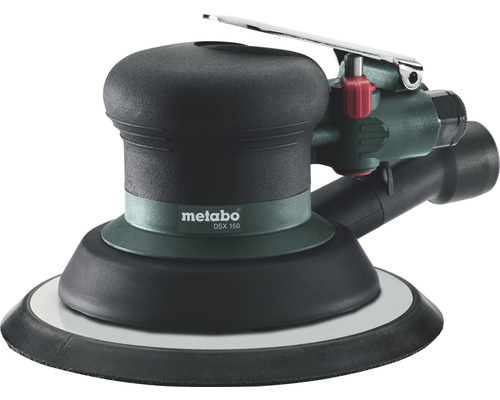 Metabo Ponceuse excentrique à air comprimé DSX 150 6.2 bar 6 trous Ø 150 mm Ponceuse excentrique Metabo avec un diamètre de plateau de ponçage de 150 millimètres