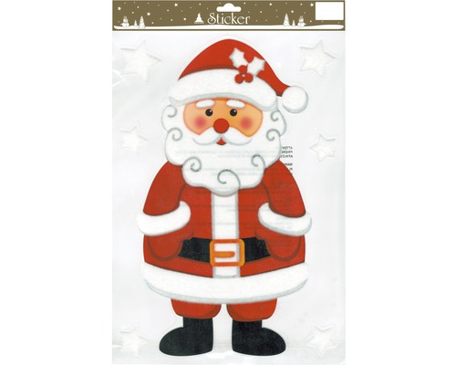Weihnachtsmann Aufkleber für Dekoration