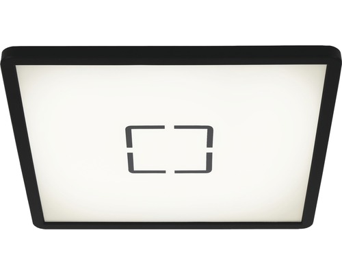 Plafonnier LED ultra plat 18W 2400 lm 4000 K blanc neutre Free blanc/noir h x L x l 28x293x250 mm avec effet de rétroéclairage