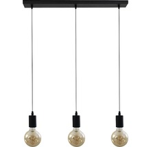 Suspension avec trois lumières et suspension noire