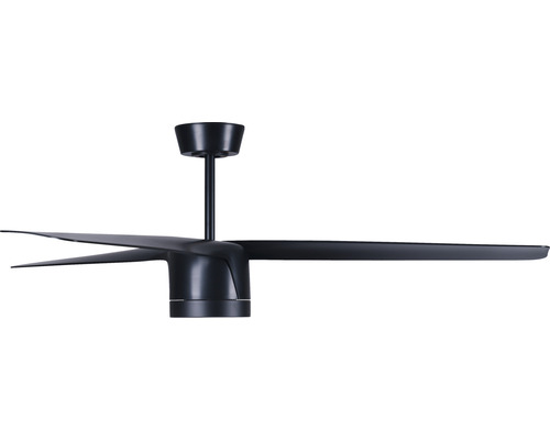 Ventilateur de plafond avec éclairage Peregrine LED BLK Ø 142 cm 35 W plastique noir Ventilateur de plafond avec éclairage Peregrine LED BLK Ø 142 cm 35 W plastique noir