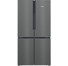 Ensemble réfrigérateur-congélateur Siemens KF96RSBEA French Door y compris  tiroir à boissons noir - HORNBACH