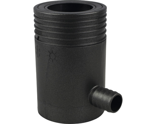 Collecteur d'eau de pluie Marley avec filtre et raccordement 1“ filetage extérieur anthracite DN 75 mm