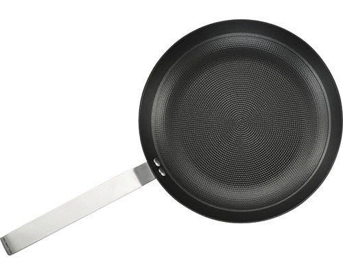 Poêle à frire en acier avec poignée