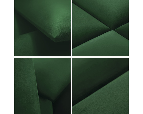 Gros plan de panneaux acoustiques en tissu