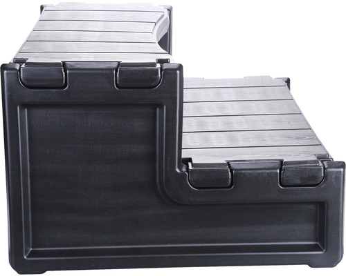 Kunststofftreppe mit zwei Stufen für den Aussenbereich