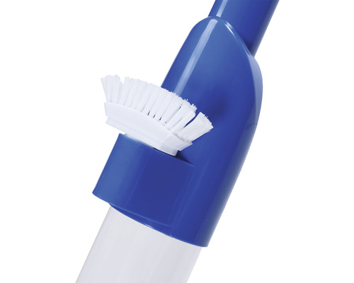 Vue détaillée d''une brosse de nettoyage avec des poils