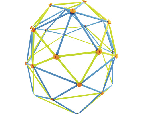 Geodätischer Kletterkuppel-Bausatz aus Kunststoff für den Aussenbereich