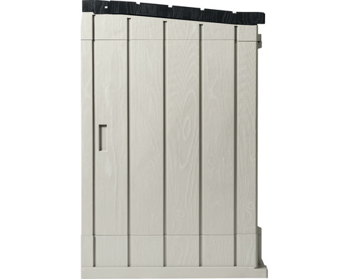 Gartenschrank mit Tür in Holzoptik