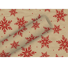 Geschenkpapierrolle mit Schneeflockenmuster