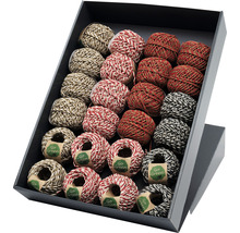 Coffret cadeau avec différents rouleaux de fil