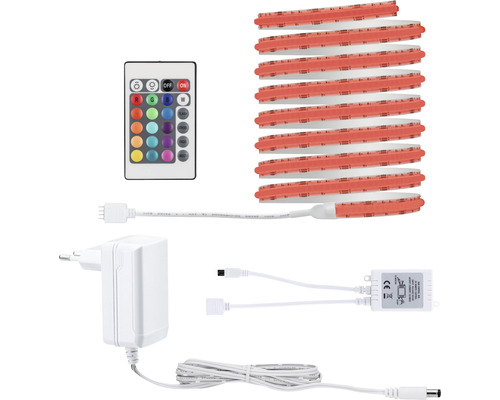 Kit de bande prêt à l'emploi SimpLED Full-Line COB Basis 3,0 m 22W 990 lm changement de couleur RGB 2520 LED revêtu avec télécommande 24 V