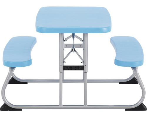 Klappbarer Picknicktisch mit zwei Bänken