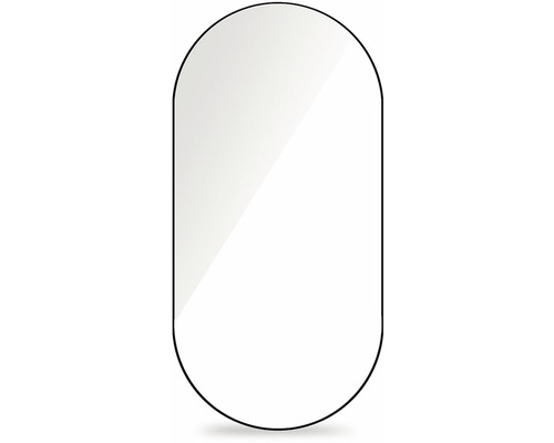 Cadre miroir Cordia Oval Line 50x100 cm noir