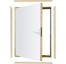 Porte intérieure avec cadre et poignée de porte