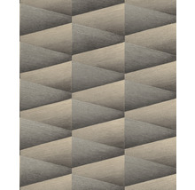 Holzpaneele mit geometrischem Muster zur Wandgestaltung