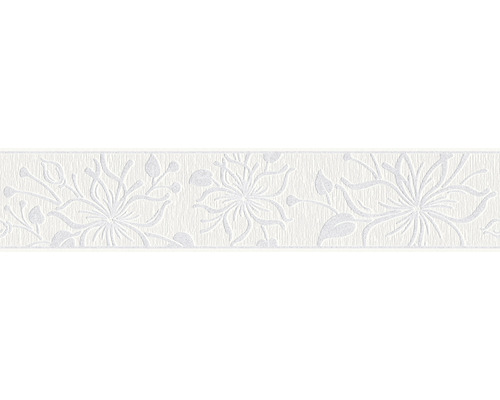 Bordüre selbstklebend 3466-36 Only Border Blume weiss 5 m x 13 cm