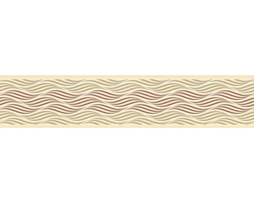 Bordüre selbstklebend 3841-33 Only Border Wellen beige braun 5 m x 13 cm