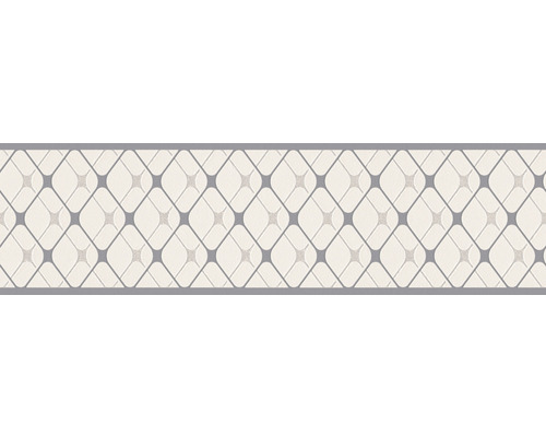 Frise autocollante 3842-18 Only Border géométrique gris 5 m x 17 cm