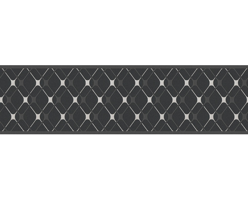 Frise autocollante 3842-25 Only Border géométrique noir gris 5 m x 17 cm