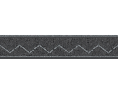Frise autocollante 3844-23 Only Border zig-zag noir paillettes 5 m x 13 cm Bordure à motif géométrique