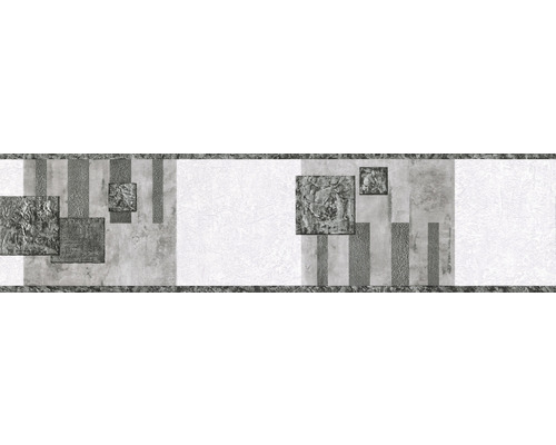 Bordüre selbstklebend 9006-23 Only Border Geometrisch grau 5 m x 13 cm
