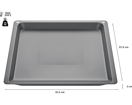 Plaque de cuisson de dimensions 45,5 cm sur 37,5 cm