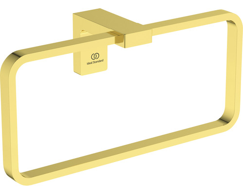 Anneau porte-serviettes Ideal Standard Conca Cube rigide brushed gold T4502A2 Porte-serviettes pour salle de bain de Ideal Standard