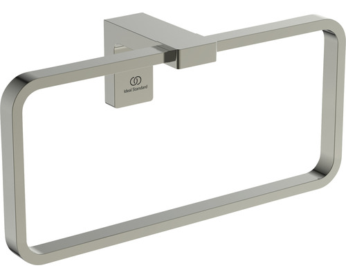 Anneau porte-serviettes Ideal Standard Conca Cube rigide silver storm T4502GN Anneau porte-serviettes en métal
