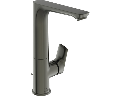 Robinet de lavabo pour vasque à poser Ideal Standard Connect Air magnetic grey brossé A7020A5