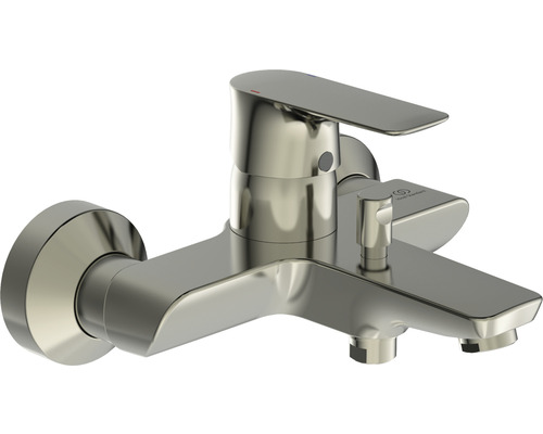 Mitigeur de baignoire Ideal Standard Connect Air silver storm brossé A7033GN Robinet de bain apparent pour montage mural