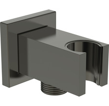 Wandhalter mit Schlauchanschluss Ideal Standard Idealrain Atelier 1/2" eckig magnet grey BC771A5-thumb-0