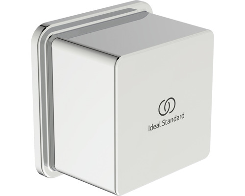 Coude de raccordement mural Ideal Standard Idealrain Atelier 1/2" chrome BC772AA Logo Ideal Standard sur équerre
