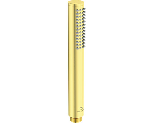 Douchette Ideal Standard Idealrain Atelier rond Ø 25 mm brushed gold BC774A2 Douchette à main en métal avec le logo Ideal Standard