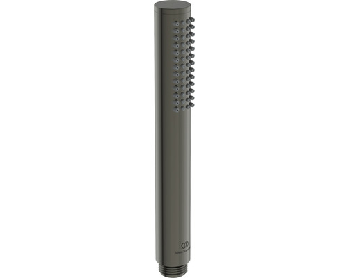 Douchette Ideal Standard Idealrain Atelier rond Ø 25 mm magnetic grey BC774A5 Douchette à main en métal avec buses et raccord fileté