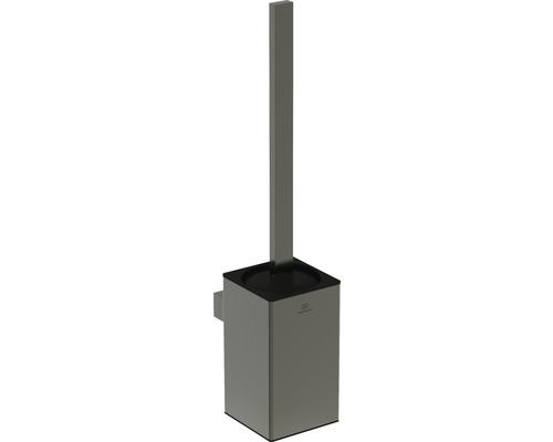 Ensemble brosse WC Ideal Standard Conca Cube magnetic grey T4494A5