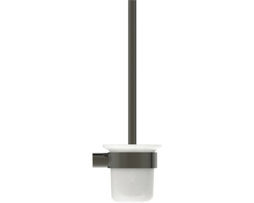 Ensemble brosse WC mural avec récipient et brosse