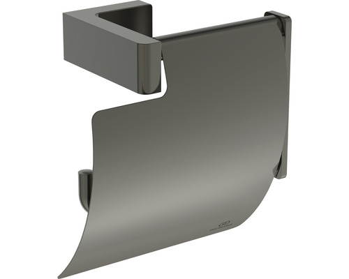 Dérouleur de papier toilette Ideal Standard Conca Cube magnetic grey T4496A5 Porte-papier toilette avec couvercle