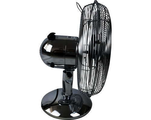 Ventilateur de table avec boîtier métallique et grille de protection