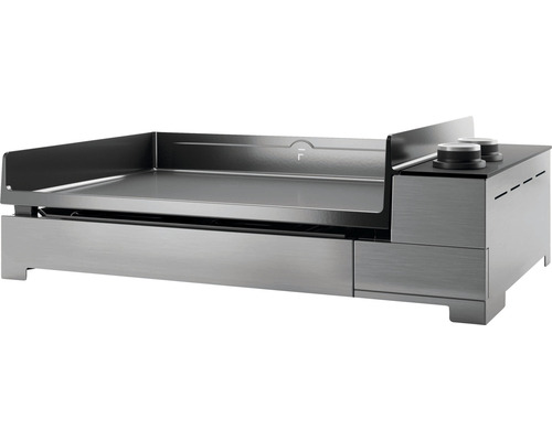 Professionnel-Barbecue électrique Forge Adour Plancha Premium E 45 3200 W Plaque de cuisson en acier inoxydable avec éléments de commande