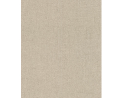 Papier peint intissé 484540 Florentine III uni lin marron Papier peint textile avec structure de tissu