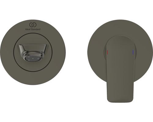 Robinet de lavabo encastré Ideal Standard CONNECT AIR magnetic grey A7029A5 sans corps de base encastré