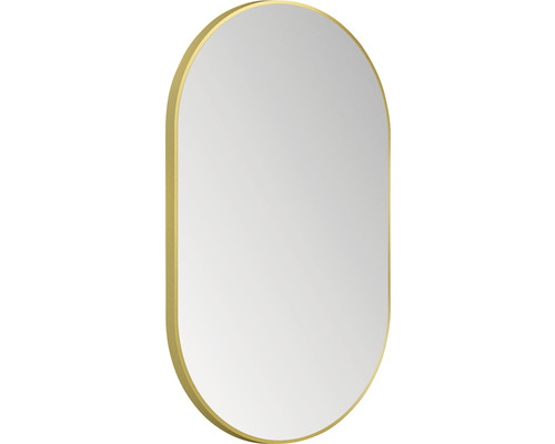 Ovaler Spiegel mit Rahmen
