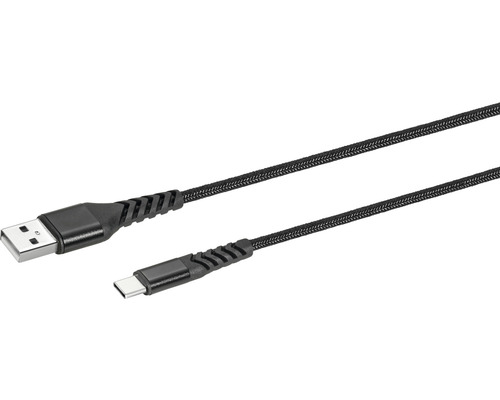 Câble C USB Bleil noir 3 m
